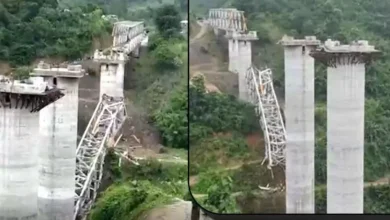 Photo of मिजोरम में अंडर कंस्ट्रक्शन रेलवे पुल गिरा, 17 की मौत