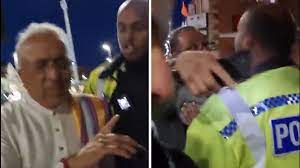 Photo of ब्रिटेन में गणेश चतुर्थी पर हिंदू पुजारी के साथ पुलिस अधिकारी ने की धक्का-मुक्की