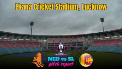 Photo of लखनऊ के इकाना स्‍टेडियम पर खेला जा रहा है नीदरलैंड्स बनाम श्रीलंका मैच….