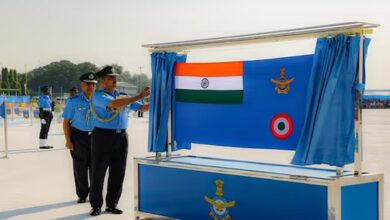 Photo of भारतीय वायुसेना की 91वीं वर्षगांठ पर वायुसेना के नए ध्वज का किया गया अनावरण