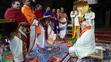 Photo of PM नरेन्द्र मोदी ने किया तिरुपति बालाजी के दर्शन और की प्रार्थना…