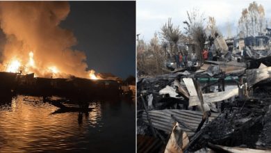 Photo of डल झील में खड़ी हाउसबोट में आग लगने से 3 बांग्लादेशी पर्यटक मारे गए