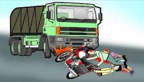 Photo of एक ट्रक ने बाइक सवार युवक को रौंदा मौके पर मौत , 2 किलोमीटर तक बाइक घसीटता रहा
