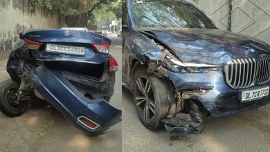 Photo of दिल्ली में तेज रफ्तार कार ने दूसरे वाहन को मारी टक्कर