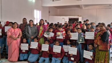 Photo of महिला एवं बाल विकास सुरक्षा वेलफेयर सोसाइटी के द्वारा सेन्ट जोन्स स्कूल में 120 बच्चों ने क्रिसमस स्पेशल क्राफ्ट की प्रतियोगिता कराई गई