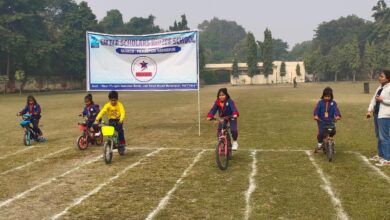 Photo of किडजी के बच्चों ने साइकिल रेस व चाकलेट स्पून रेस में दिखाया दमखम