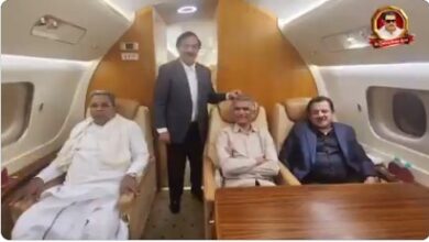 Photo of कर्नाटक सीएम और राज्य मंत्री के प्राइवेट जेट का वीडियो वायरल भाजपा ने वीडियो को लेकर कांग्रेस पर कसा तंज