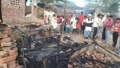 Photo of झोपड़ी में लगी आग से बच्चों की जलकर मौत