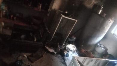 Photo of शार्ट सर्किट से घर में लगी आग, लाखों का समान जलकर राख