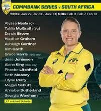 Photo of ऑस्ट्रेलिया ने द.अफ्रीका श्रृंखला के लिए महिला टीम की घोषणा की