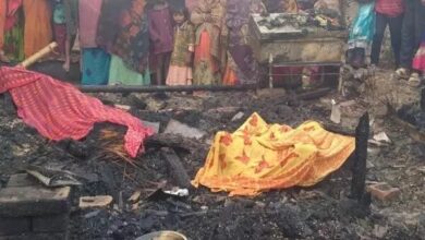 Photo of सो रहा था पूरा परिवार, घर में लग गई आग… दो मासूम समेत चार की जिंदा जलकर मौत