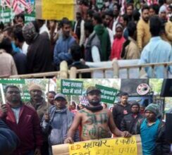 Photo of ईडी के विरोध में आदिवासी संगठनों ने मोरहाबादी मैदान से राजभवन तक निकाला आक्रोश मार्च