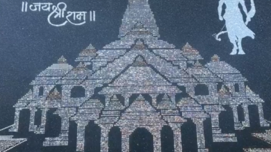 Photo of सूरत के एक हीरा कलाकार ने हीरों से राम मंदिर का निर्माण किया 