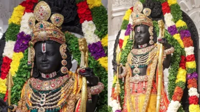 Photo of राम मंदिर में विराजमान रामलला को नित्य आकर्षक पुष्पों की माला पहनाकर किया जाता है श्रृंगार, इस जल से किया जाता अभिषेक…