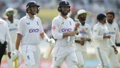 Photo of भारत-इंग्‍लैंड के बीच चौथे टेस्‍ट के तीसरे दिन का खेल जारी, जुरैल-कुलदीप की जोड़ी क्रीज पर डटी…