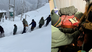 Photo of हिमपात से प्रभावित क्षेत्रों में सेना व पुलिस अलर्ट मोड पर, रेस्क्यू ऑपरेशन जारी…