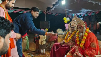 Photo of धनुष भंग के बाद हुआ राम सीता का विवाह, दर्शकों ने की पुष्पवर्षा