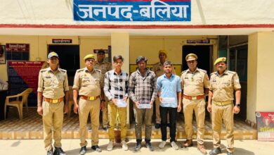 Photo of नगरा व सिकंदरपुर पुलिस ने तमंचा संग चार अभियुक्तों को किया गिरफ्तार