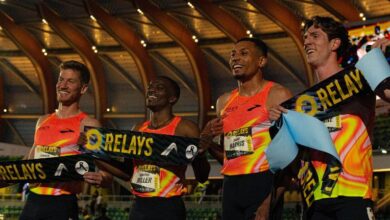 Photo of एथलेटिक्स: अमेरिकी धावकों ने यूजीन में डिस्टेंस मेडले रिले का नया विश्व रिकॉर्ड बनाया