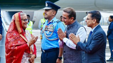 Photo of पखवाड़े भर में दूसरी बार भारत आईं बांग्लादेश की प्रधानमंत्री शेख हसीना