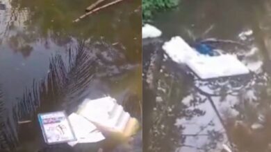 Photo of बंगाल में वोटिंग के बीच तालाब में फेंकी गई ईवीएम, इलाके में तनाव