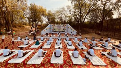 Photo of दसवें अंतरराष्ट्रीय योग दिवस के उपलक्ष्य पर वन चेतना केंद्र में हुआ योगाभ्यास