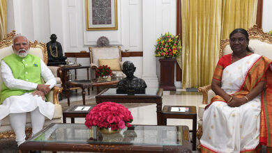 Photo of राष्ट्रपति द्रौपदी मुर्मु से मिले नरेंद्र मोदी