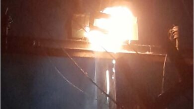Photo of शॉर्ट सर्किट के कारण गिरिडीह पावर सब स्टेशन के ट्रांसफार्मर में लगी आग