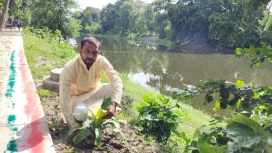 Photo of गोमती उद्गम स्थल पर ब्लॉक प्रमुख प्रतिनिधि ने किया पौधारोपण