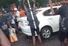 Photo of गाजियाबाद में कांवड़ खंडित होने पर बीच सड़क पर कांवड़ियों ने किया हंगामा