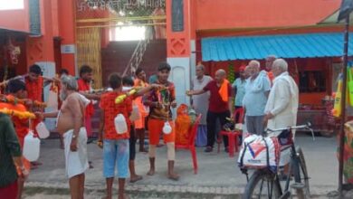 Photo of मां बाराही देवी मन्दिर से पहली बार निकाली गई कांवड़ यात्रा