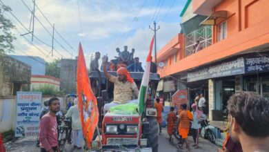 Photo of मुजफ्फरनगर से गोमती उद्गम स्थल पर जल लेने कावड़ यात्रा हुई रवाना