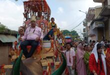 Photo of क्षमा वाणी पर्व पर भव्य शोभायात्रा का हुआ आयोजन