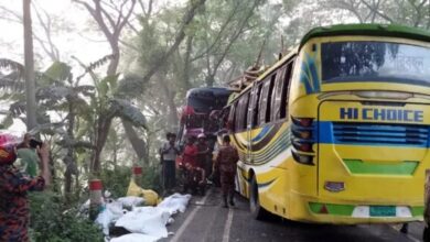 Photo of बांग्लादेश में आज तड़के सड़क हादसा, पांच की मौत, 27 से ज्यादा घायल